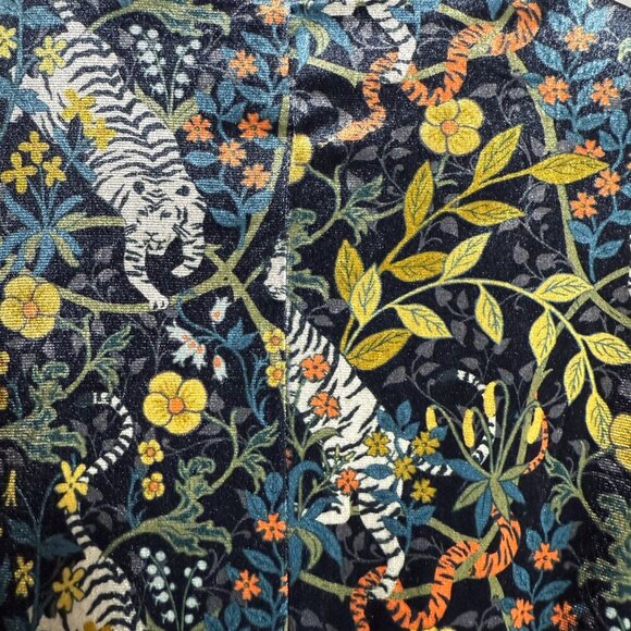 Urban Outfitters Tiger Snake Print Velvet Wrap Mini Dress Women's XS Multi NWOT - Picture 11 of 13